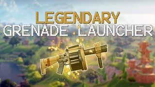 ? Fortnite Battle Royale - Legendary Grenade Launcher - Solo Winner (Iron Heart )