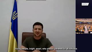 Ukraine: EU will be stronger with us - Zelensky addresses European Parliament