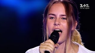 Анна Воронова "Love me again" – выбор вслепую – Голос. Дети 3 сезон