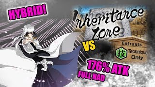 TYBW Byakuya (Hybrid/176% ATK) vs INHERITANCE ZONE - Bleach Brave Souls