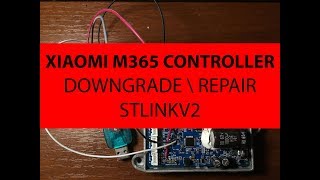 Xiaomi m365 flashing manual for STLink V2