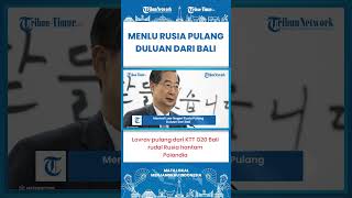 SHORT | Lavrov Pulang Duluan dari KTT G20 Usai Rudal Rusia Hantam Polandia