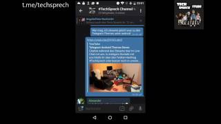 Telegram Android Themes Demo (deutsch)