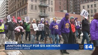 Alderwoman among 17 protesters arrested during call for higher janitor wages in downtown St. Louis