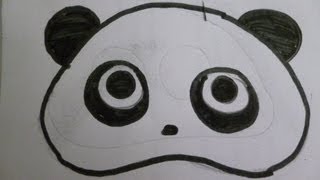 Dibuja un pandita kawaii Aprende a Dibujar Dibujin Dibujado