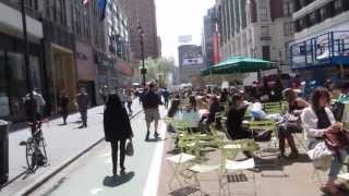 Нью-Йорк. Уличная мода. Просто прохожие.La moda en las calles de Nueva York.