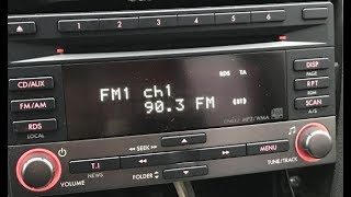 Subaru Clarion почему не светит екран. Ремонт  PF-2984B-A