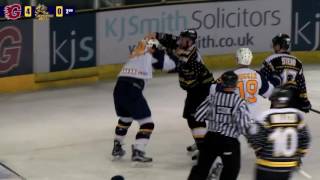 Andrew McKinney vs Shaun Thompson EPL fight 27-12-16