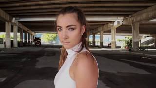 lady shows her extreme flexible body
