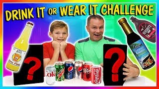 DRINK IT OR WEAR IT CHALLENGE?| We Are The Davises