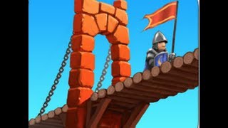 Bridge Constructor Mittelalter - Kapitel 1 All Level - 3 Stars Walkthrough [HD]