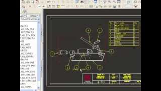 How to create an assy drawing with BOM table