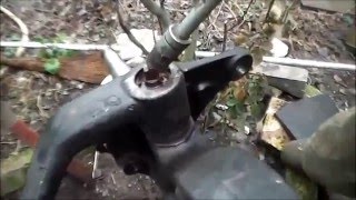 Ремонт старенького Мерседеса.  4 часть.  ремонт переднего моста, продолжение.