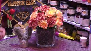 Frühlingsdeko mit Resin und Forever Flowers
