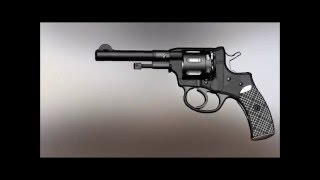 Наган образца 1895г  SolidWorks