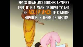 Advantage of Elders blessing by touching their feet