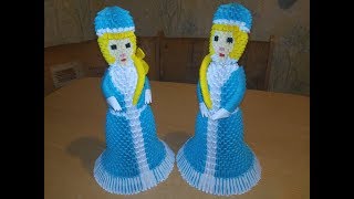 модульное оригами снегурочка  для начинающих и мастеров мастер класс