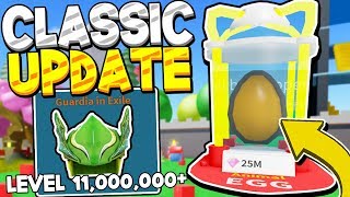 MEGA CLASSIC LAND PETS AND HATS IN UNBOXING SIMULATOR UPDATE! Roblox