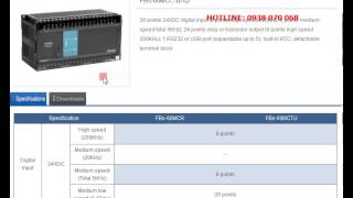 PLC Fatek FBs-60MC, FBs-60MCR2-AC, FBs-60MCT2-AC, FBs-60MCJ2-AC, FBs-60MCR2-D24, FBs-60MCT2-D24,