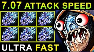 ULTRA FAST ATTACK SPEED SLARK - DOTA 2 PATCH 7.07 NEW META PRO GAMEPLAY