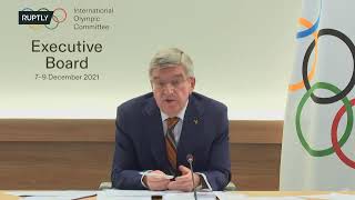LIVE: IOC Executive Board press conference amid US diplomatic boycott of Beijing 2022