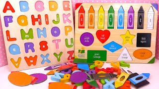 Apprendre Aphabet, Couleurs et Formes en Anglais