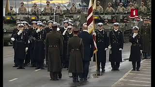 Военный парад в Риге 18 ноября 2017 года