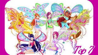 Top 7 de mes personnages préférées de Winx Club