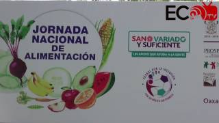 Promueven en Oaxaca la alimentación variada, sana y suficiente