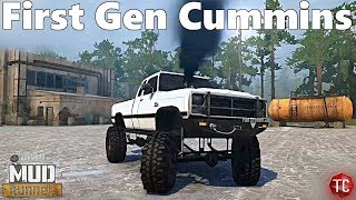 SpinTires MudRunner: Dodge W250 Cummins Mod | All Add-Ons, Full Test