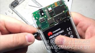 Как разобрать Huawei Honor 3X (Huawei G750 LCD touch repair)