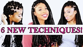 NEW BOX BRAIDS TECHNIQUES!!!!  Box Braid Tutorials