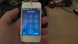 Сброс забытого пароля на iPhone 4