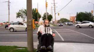 Inaccessible Pedestrian Crosswalk Signal