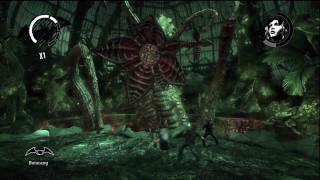 Batman: Arkham Asylum Gameplay Poison Ivy boss fight - HD XBOX 360