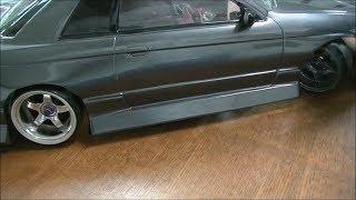 ２ＷＤ　ドリフトシャーシ 　 前後ミキシング　４ＷＳ 　ジャイロ　弱め　  走行動画  RWD DRIFT RC