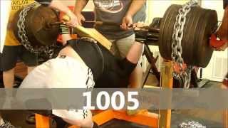 Henry Thomason - Powerlifting Bench Press Training 10/06/12 @ KPG