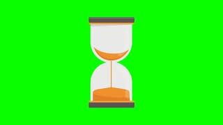 Песочные часы/Hour Glass: футаж на хромакее для видеомонтажа