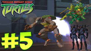 "TMNT 2003" - Прохождение #5 (Фут Невидимки и Черепахобот) Игра