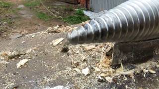 Передвижной винтовой колун (Mobile screw firewood processor)