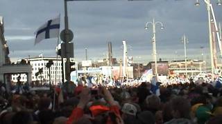 Kauppatori welcoming Leijonat back home!