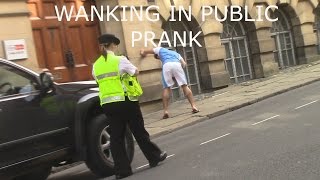 Extreme Wanking in public prank
