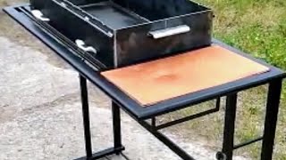 Сделали отличный мангал и ни каких вензелей.