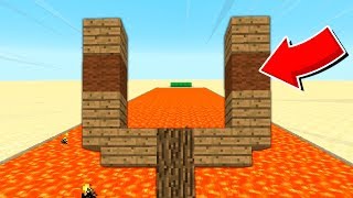 РОГАТКА ANGRY BIRDS ЧЕРЕЗ ЛАВУ В МАЙНКРАФТЕ?