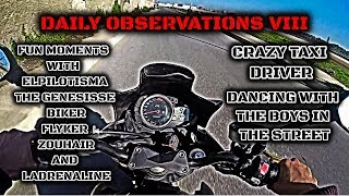 Daily observations Quick ride on the Kawasaki Z750R, Crazy Taxi Driver