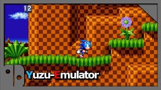 Sonic Mania I yuzu Canary Nintendo Switch Emulator on LowPC