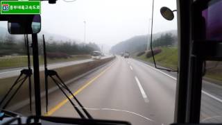 [Expressway route 45~50] 중부내륙고속도로 선산휴게소(상행)~영동고속도로 서창분기점 주행영상 (4배속)