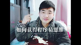 老刘心语#14如何获得程序员思维？如何从程序的角度看问题？