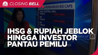 Market Focus: IHSG & Rupiah Jemblok Hingga Investor Pantau Pilpres 2024
