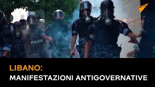 Libano, manifestazioni antigovernative a Beirut